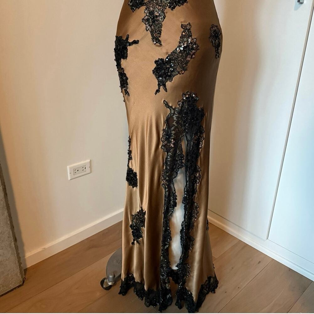 Rare Vintage Sue Wong Nocturne Silk Gown SZ 2 - Picture 4 of 7